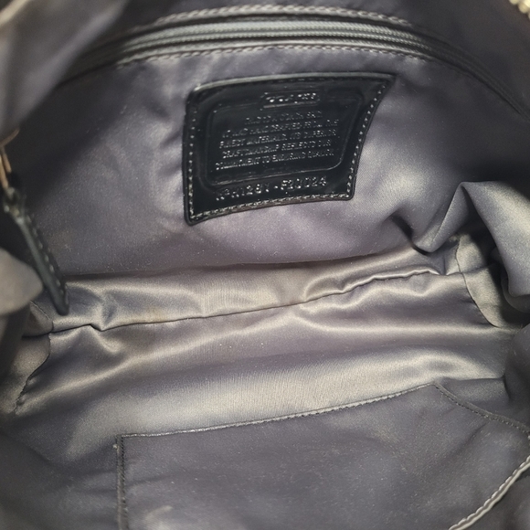 Coach Poppy Daisy Ocelot Purple Demi Hobo H1281-F20024 - Picture 8 of 9